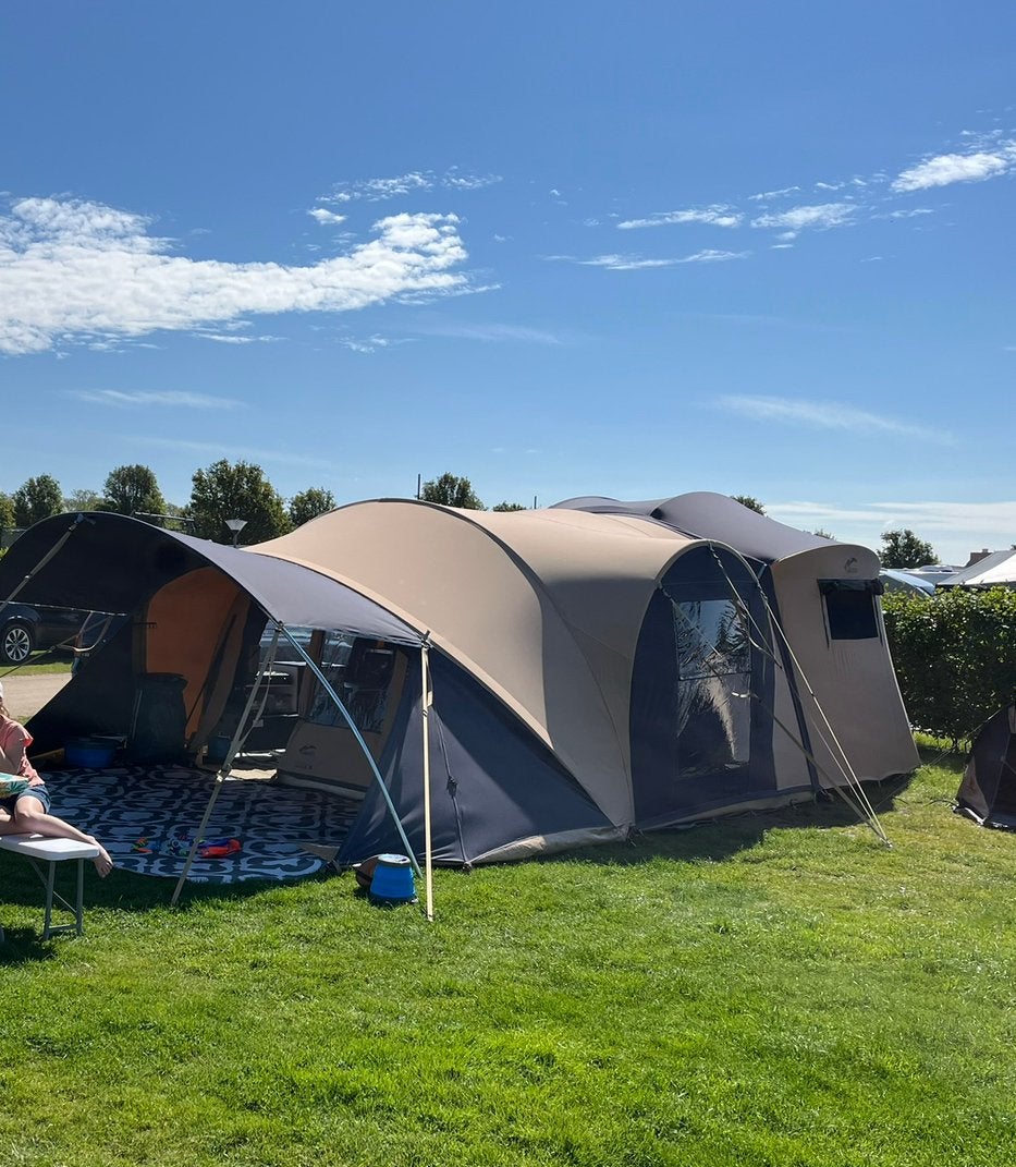 Cabanon mercury comfort 2024 - nagenoeg nieuw - compleet, Caravans en Kamperen, Vouwwagens, Ophalen, Beige, Cabanon, Aanwezig