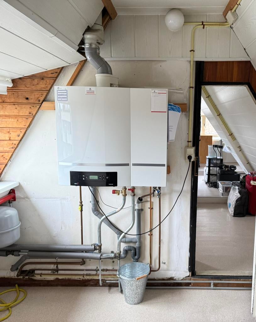 Goed werkende Nefit Topline AquaPower HRC 30/CW5 CV-ketel, Ophalen, 30 tot 80 cm, Gebruikt, Hoog rendement (Hr)