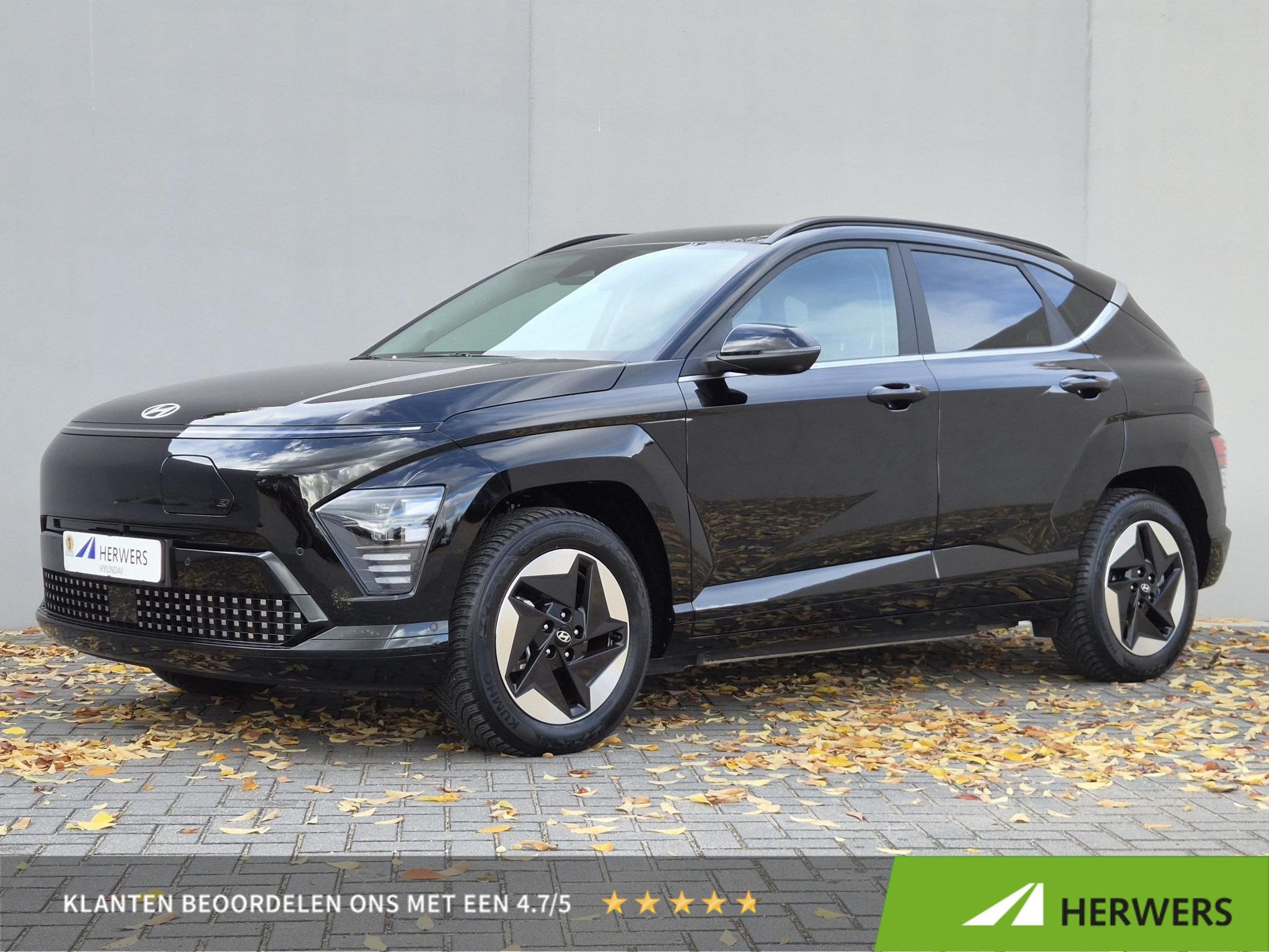 Hyundai Kona Electric Comfort Smart 65.4 kWh / SOH 99% / Fab, Gebruikt, 750 kg, Zwart, 218 pk