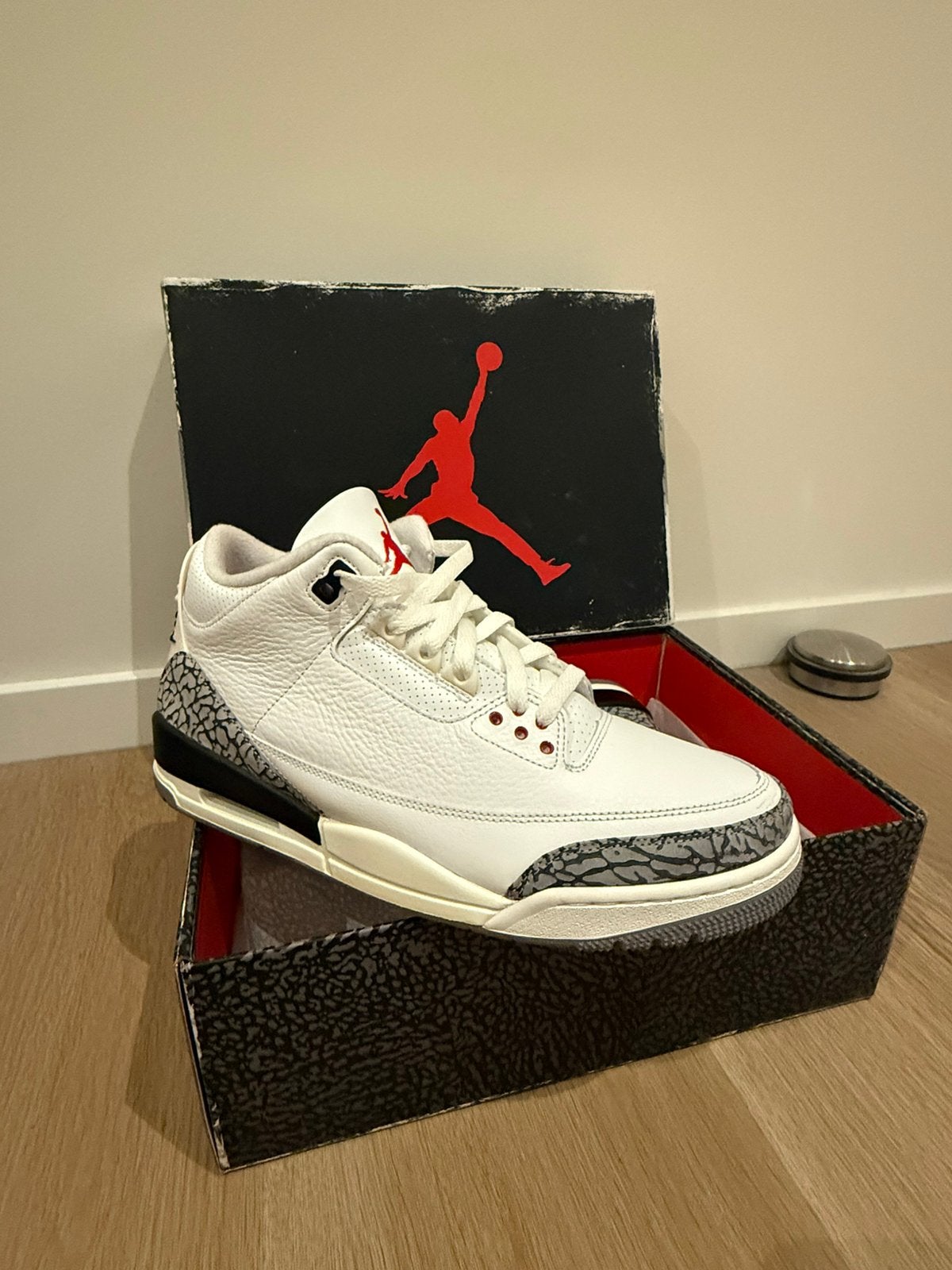 Jordan 3 Retro, Wit, Nieuw, Ophalen of Verzenden, Sneakers of Gympen