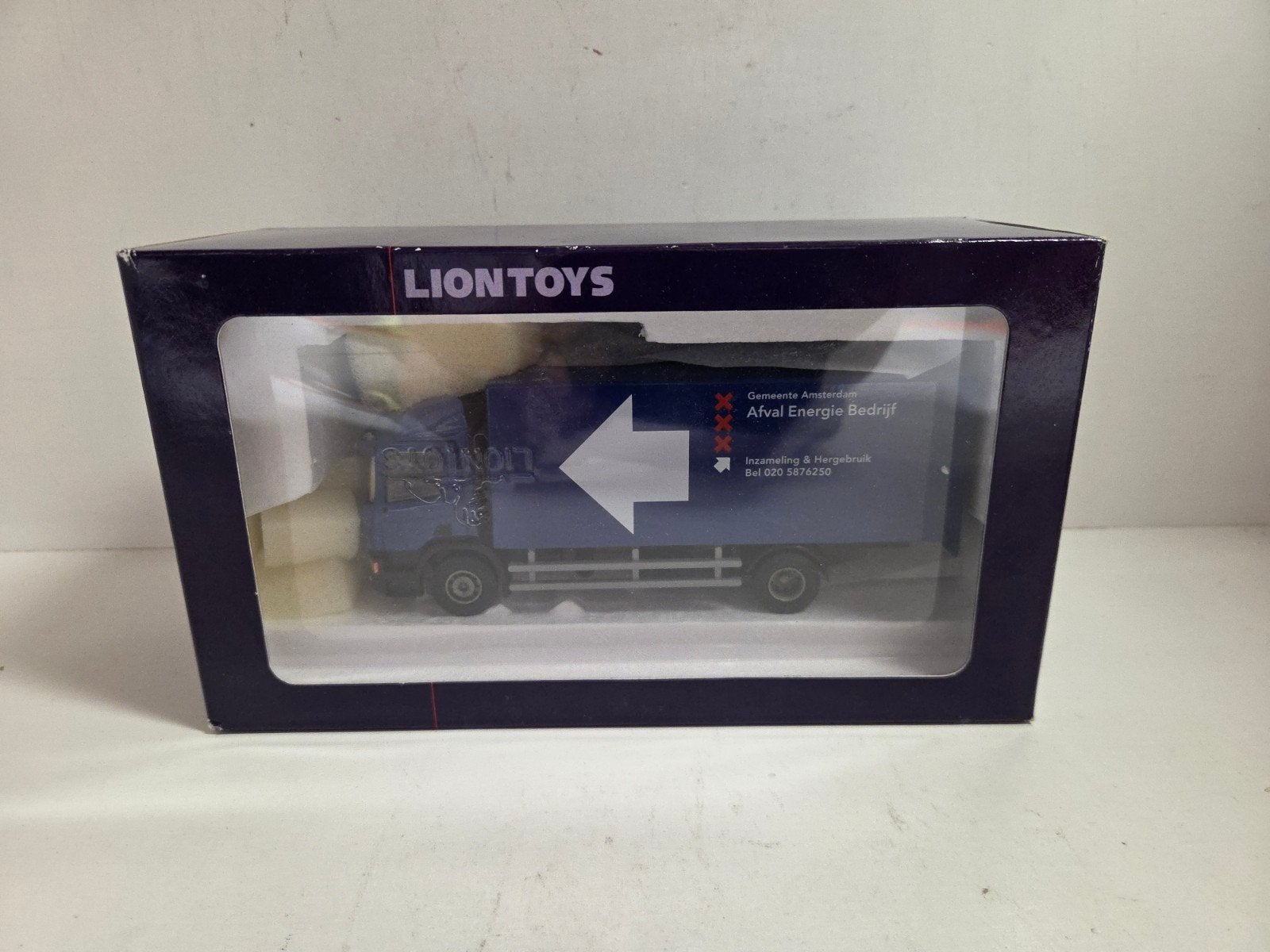Lion Toys Scania Gemeente Amsterdam 1:50, Hobby en Vrije tijd, Modelauto's | 1:50, ., Ophalen of Verzenden, Zo goed als nieuw