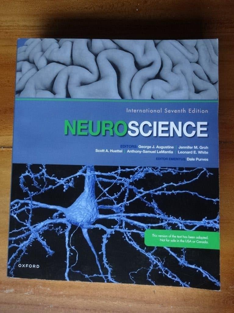 Neuroscience, 7th edition, ISBN 9780197572511, Ophalen of Verzenden, Beta, Zo goed als nieuw, WO