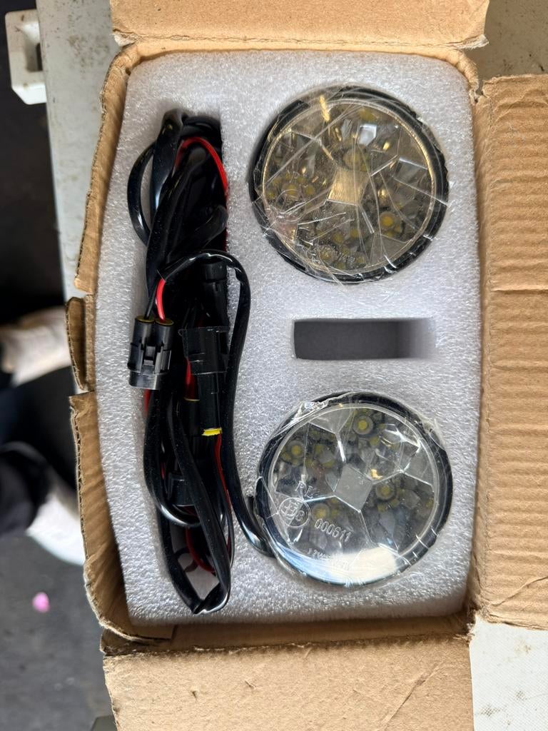 Led lampen rond met 4 leds(quad motor scooter aanhanger), Ophalen of Verzenden