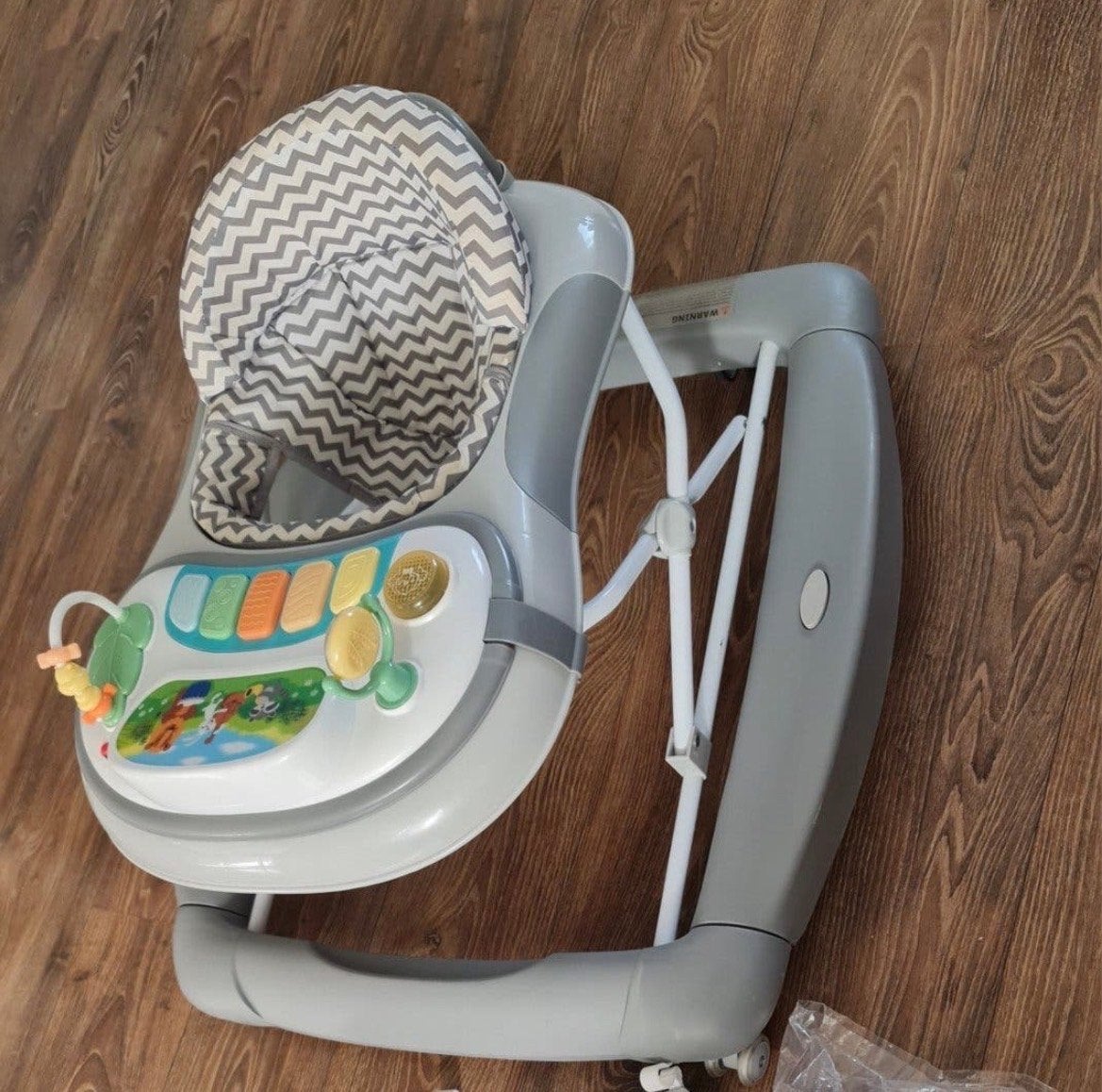 Babywalker loopstoel loopwagen Topmark speelpaneel+wieltjes, Ophalen, Gebruikt, Overige typen, Met licht