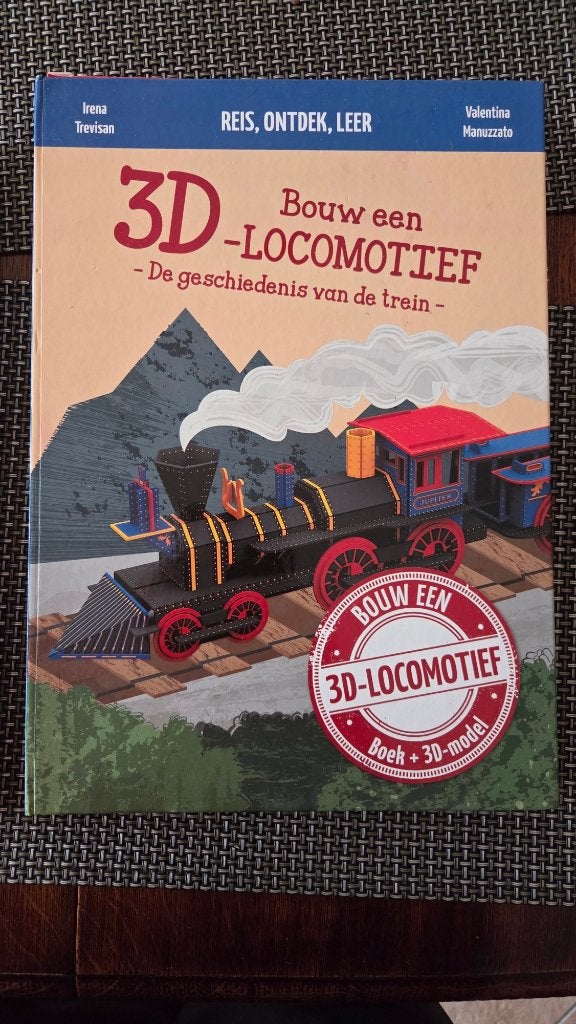 3D Bouw een locomotief, Ophalen of Verzenden, Zo goed als nieuw, Knutselen