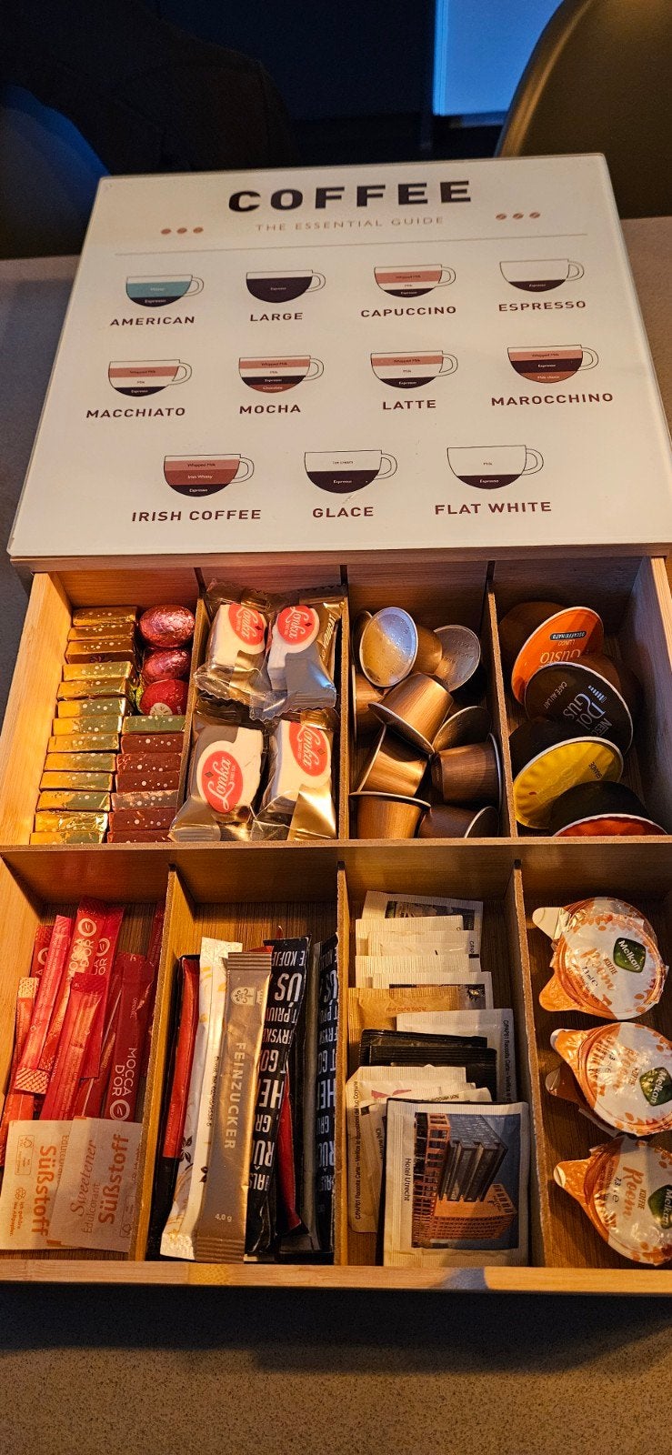 Koffie capsule houder met inhoud, Overige typen, Hout, Nieuw, Ophalen of Verzenden