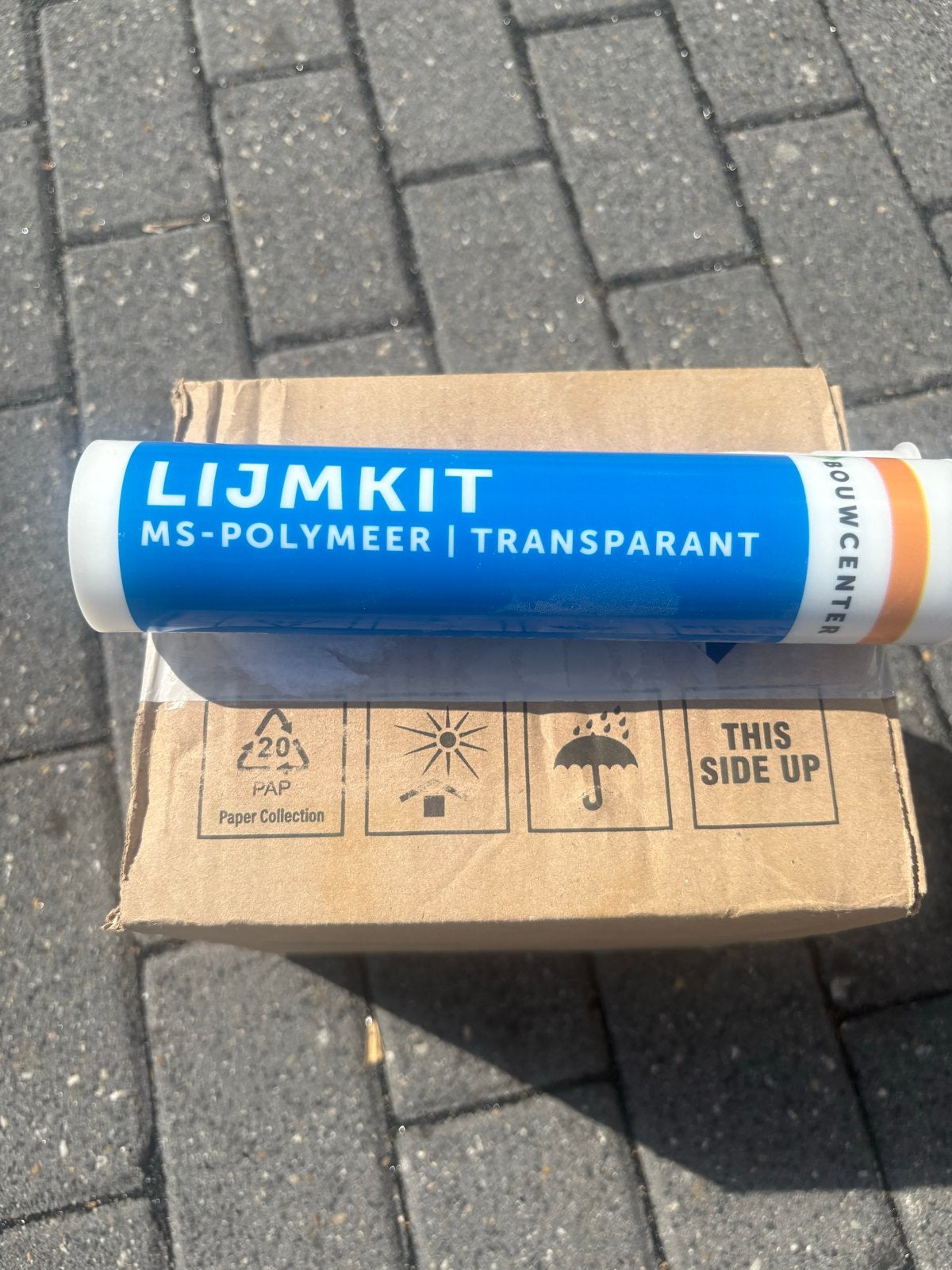Bouwcenter Lijmkit MS-Polymeer Transparant, Ophalen of Verzenden, Nieuw