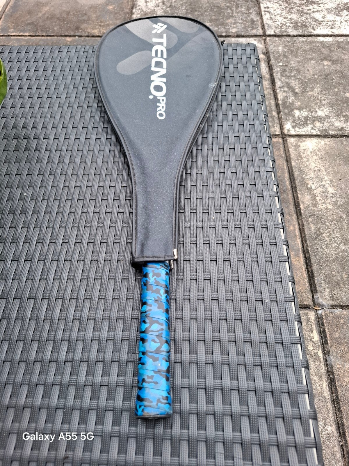 Tecno Pro Squash Racket met Hoes - Zo goed als nieuw, Ophalen of Verzenden, Tecno Pro, Nvt, Nvt