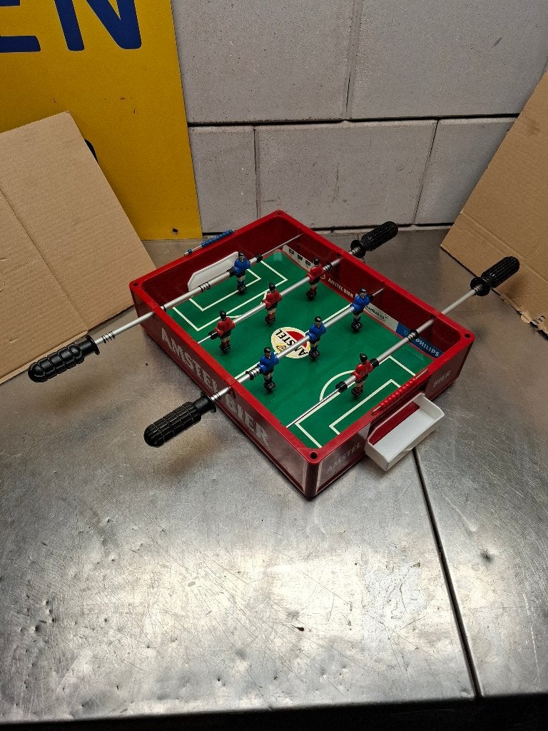 Amstel tafelvoetbalspel, Ophalen, Gebruikt