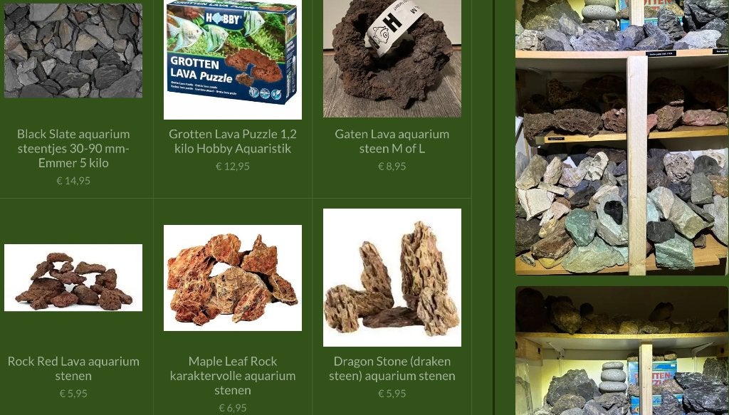Aquarium Stenen / Rotsen – Aquascaping Hardscape Decoratie, ., Plant(en), Steen of Hout, Nieuw, Overige merken