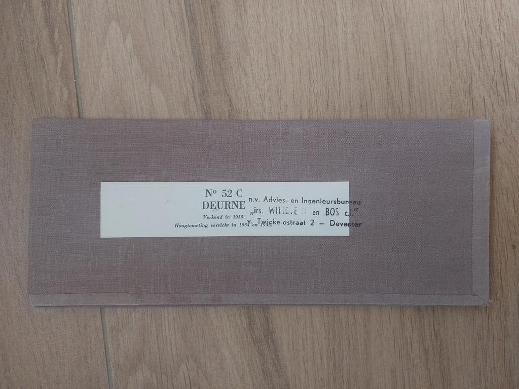 52C Deurne Asten Heusden Zeilberg Ommel Stafkaart uit 1958, Topografische Dienst Nederland, Ophalen of Verzenden, 1800 tot 2000