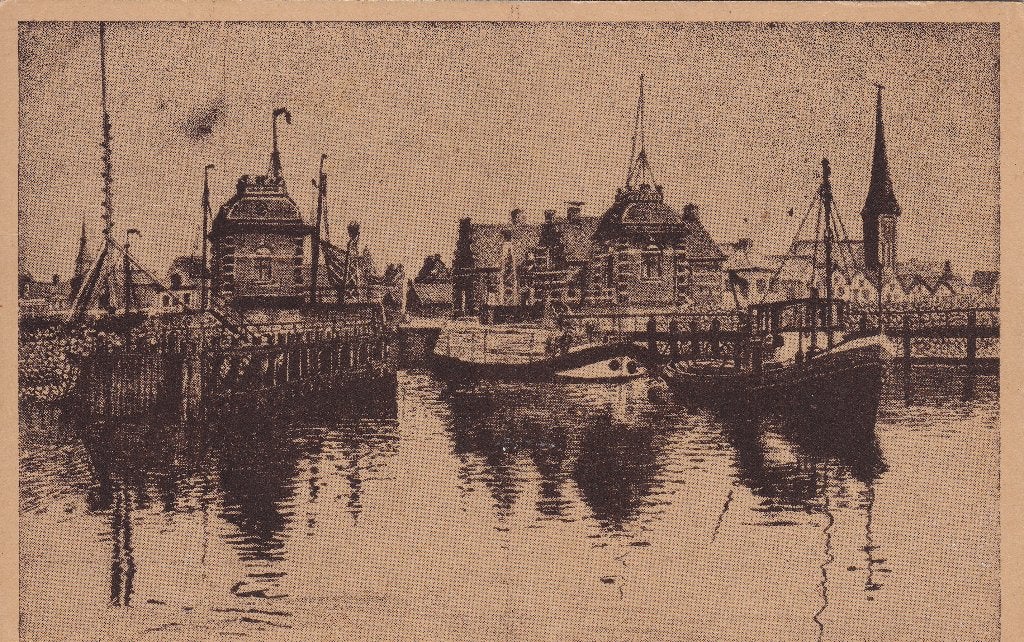 Ansichtkaar Lemmer Sluis, Ophalen of Verzenden, Voor 1920, Friesland
