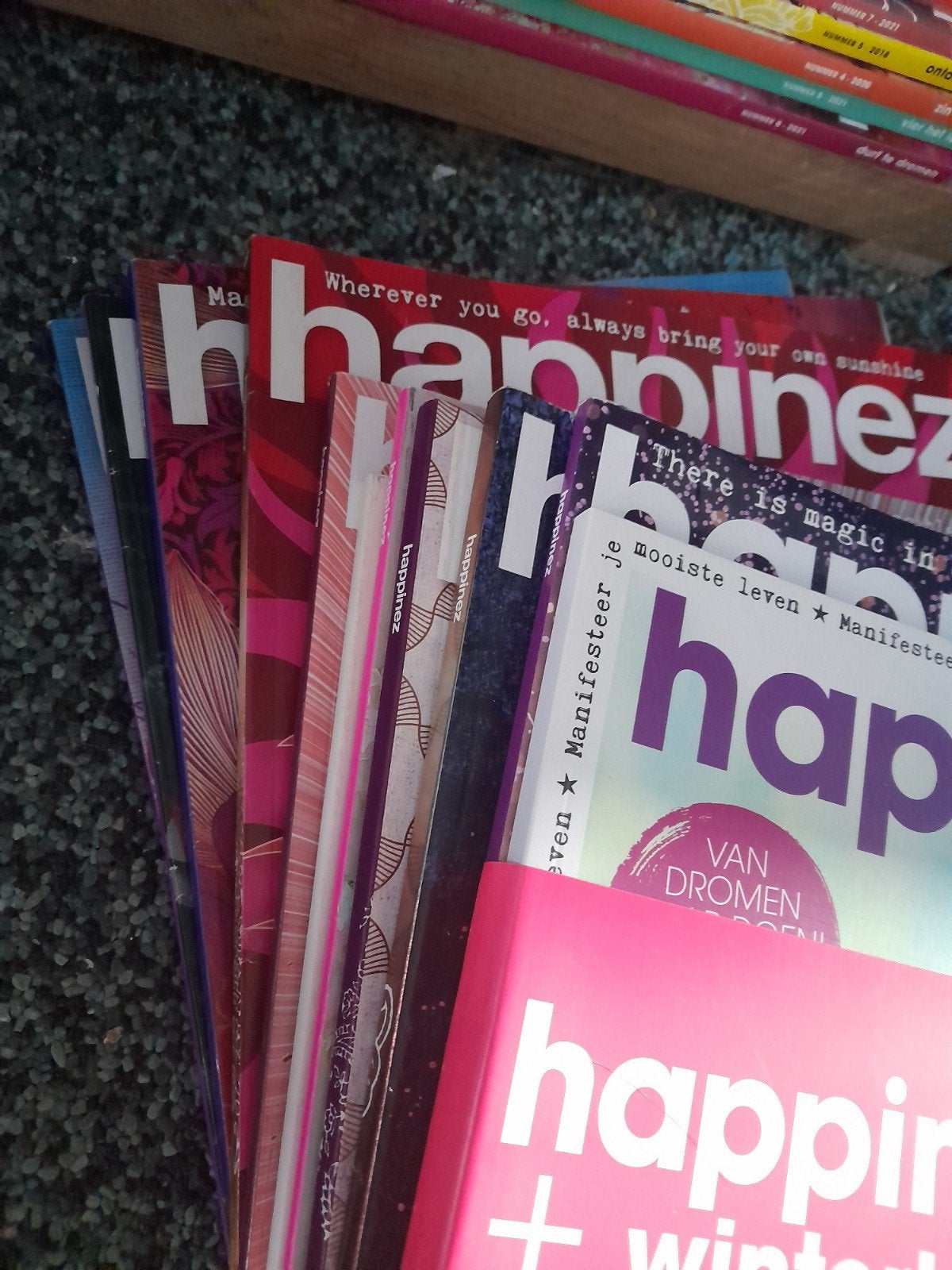Happinez tijdschriften - diverse jaargangen, Ophalen of Verzenden, Gelezen, Lichaam en Geest