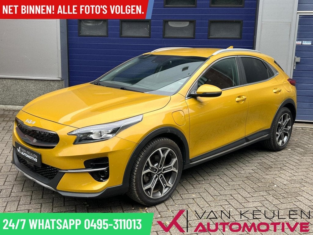 Kia XCeed 1.6 PHEV ACC l Digitale Dash l Garantie 09-2032, Auto's, Kia, XCeed, Gebruikt, Zwart, Leder en Stof