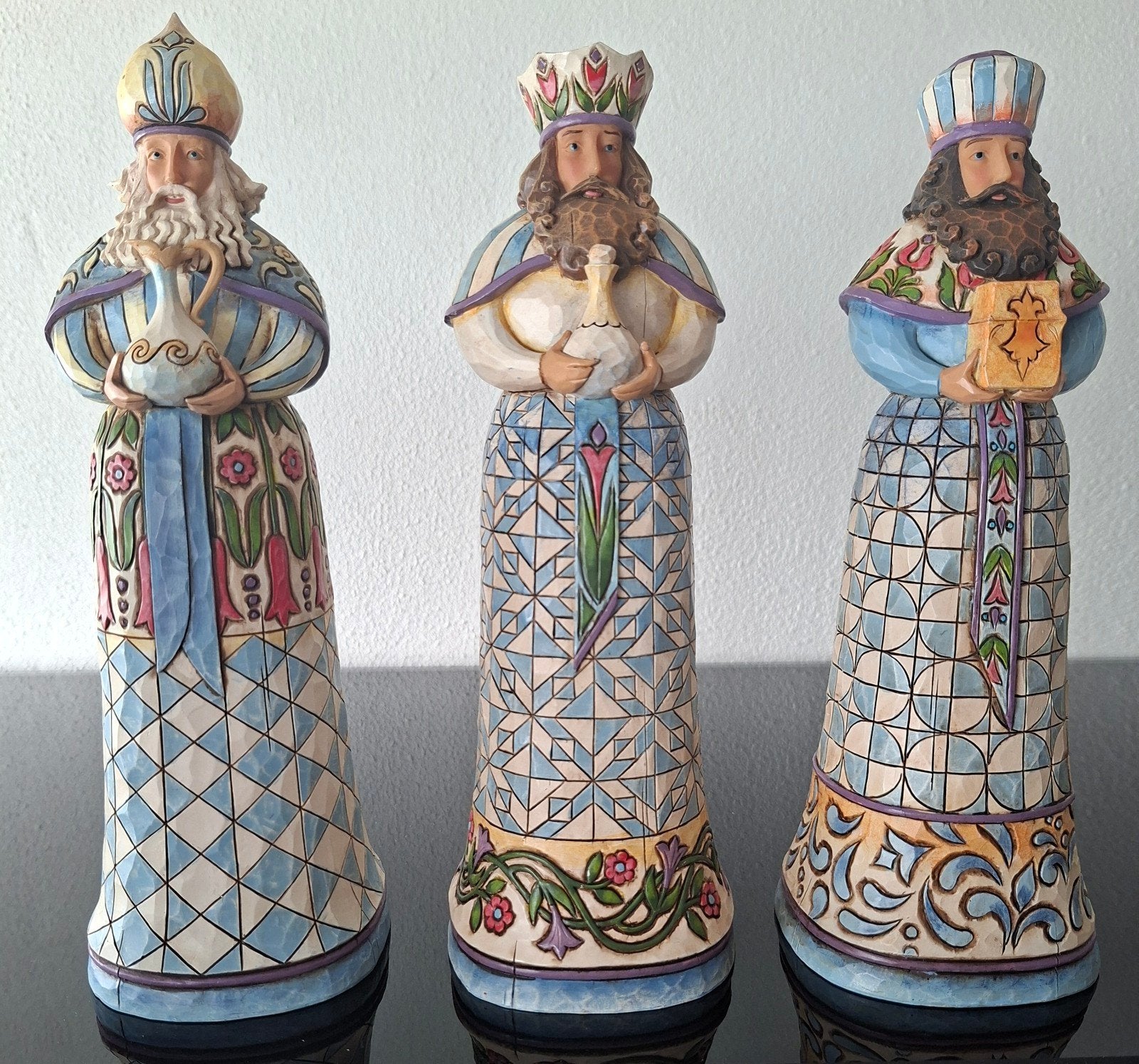 Jim Shore Drie Koningen beeldjes - "Bearing Gifts" 4007982, Diversen, Ophalen of Verzenden, Zo goed als nieuw