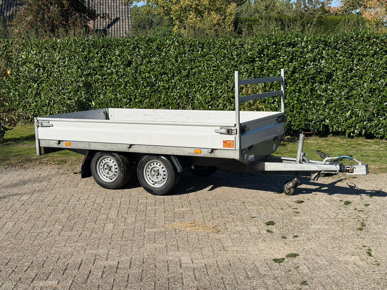 Hapert AL2000 305x160 uit 2015– 2000 kg tandemasser, Ophalen, Gebruikt