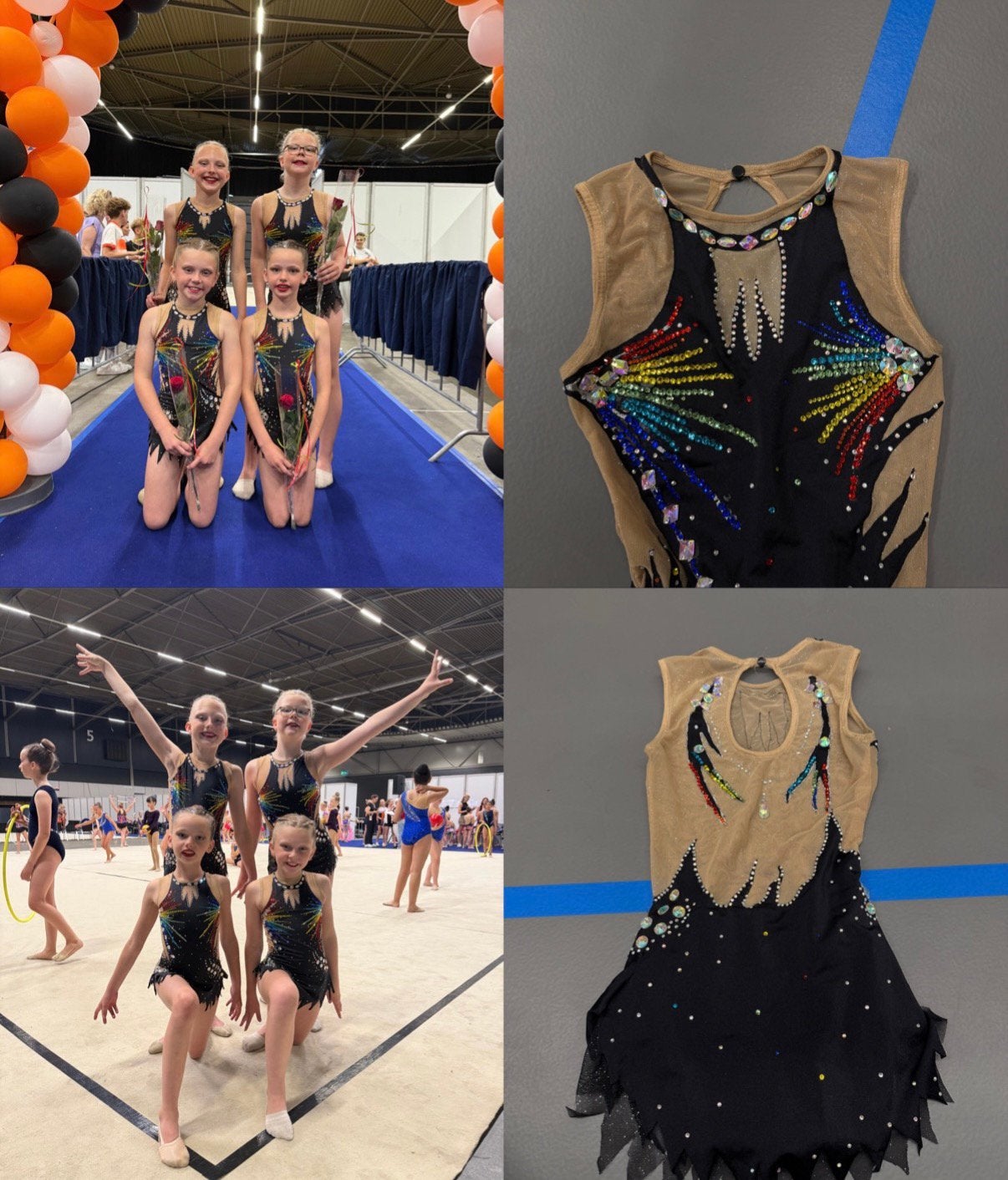 Ritmische gym / Acro pakjes te koop, Verzenden, Gebruikt, Turnpak(je)
