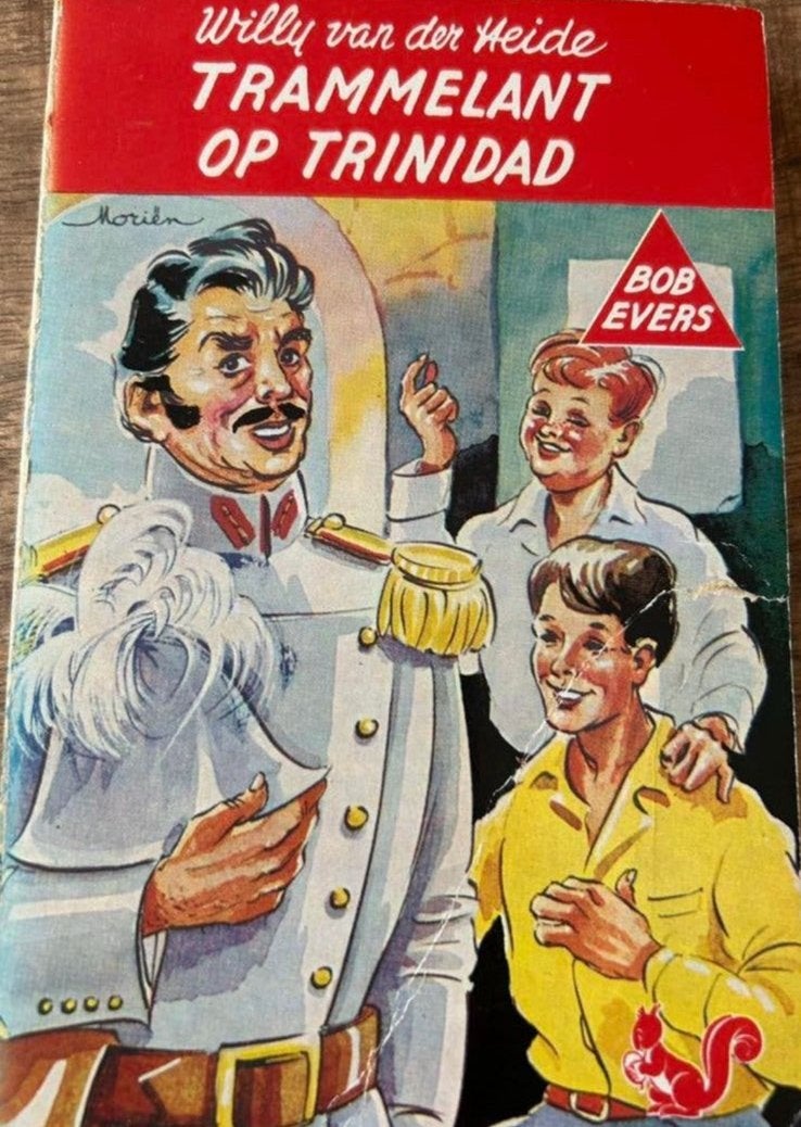 Bob Evers - Trammelant op Trinidad (Willy van der Heide), Boeken, Kinderboeken | Jeugd | 10 tot 12 jaar, Ophalen of Verzenden