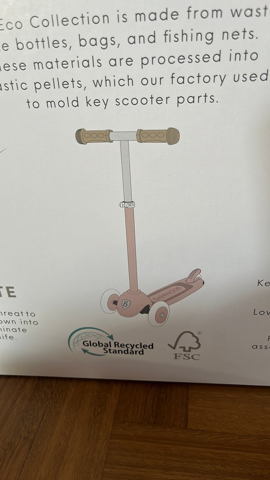Banwood Step roze nieuw in doos, Ophalen, Nieuw, Gewone step