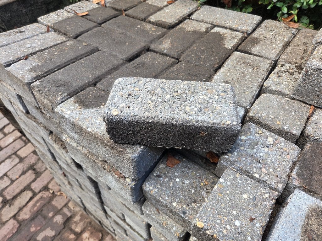 Betonnen straat klinkers, Tuin en Terras, Ophalen, Gebruikt, Klinkers, 5 tot 10 m²