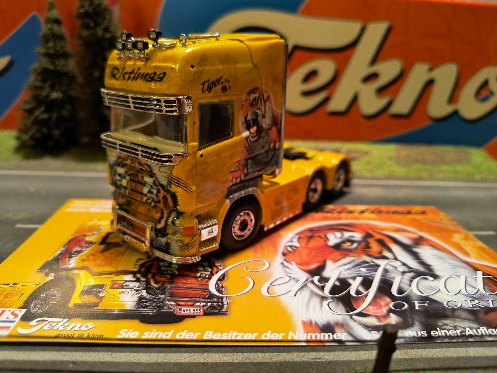 Tekno Scania Ristimaa, Ophalen of Verzenden, Zo goed als nieuw, Bus of Vrachtwagen, Tekno