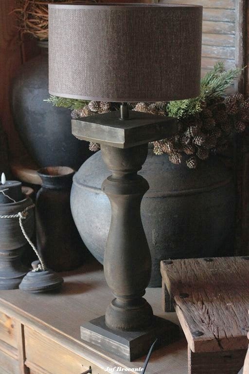 Balusterlamp sober vierkant, Huis en Inrichting, Ophalen of Verzenden, Www.jufbrocante.nl, Www.jufbrocante.nl, Www.jufbrocante.nl