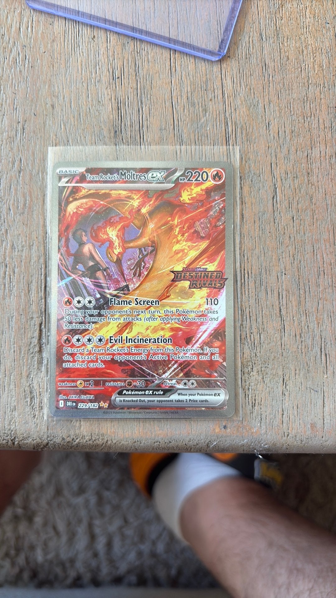 team rocket’s moltres xdri229, Ophalen of Verzenden, Zo goed als nieuw