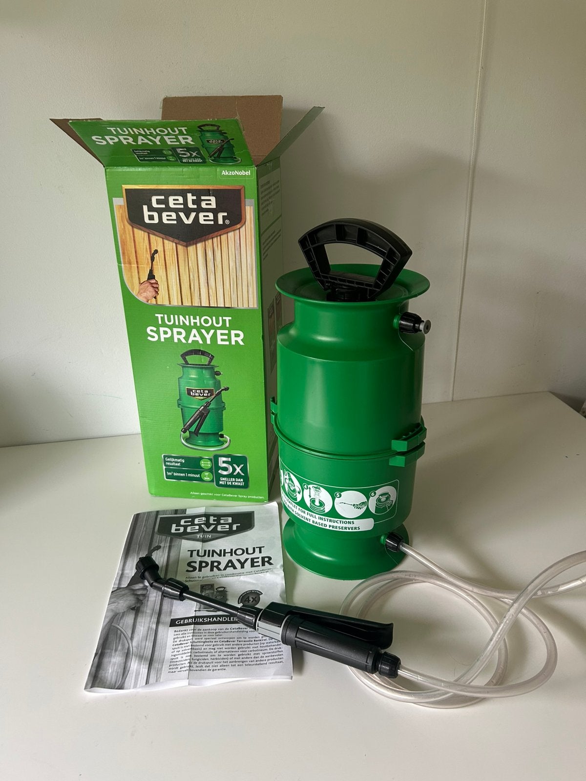 drukspuit voor tuinhout - ook leuk als waterspuit!, Ophalen, Zo goed als nieuw, Overige kleuren