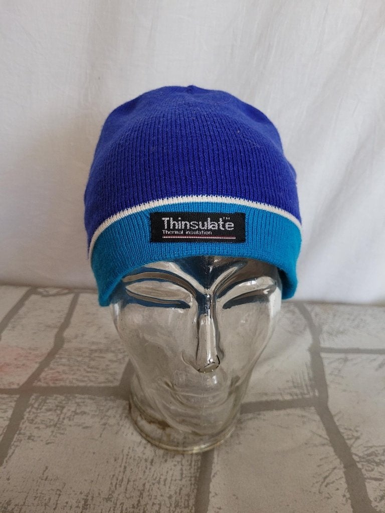 Lekker warme blauwe muts, Thinsulate, Maat 48/50 (M), ., Ophalen of Verzenden, Zo goed als nieuw