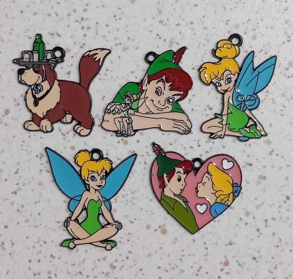 Peter pan metalen bedels, Ophalen of Verzenden, Nieuw, Bedel
