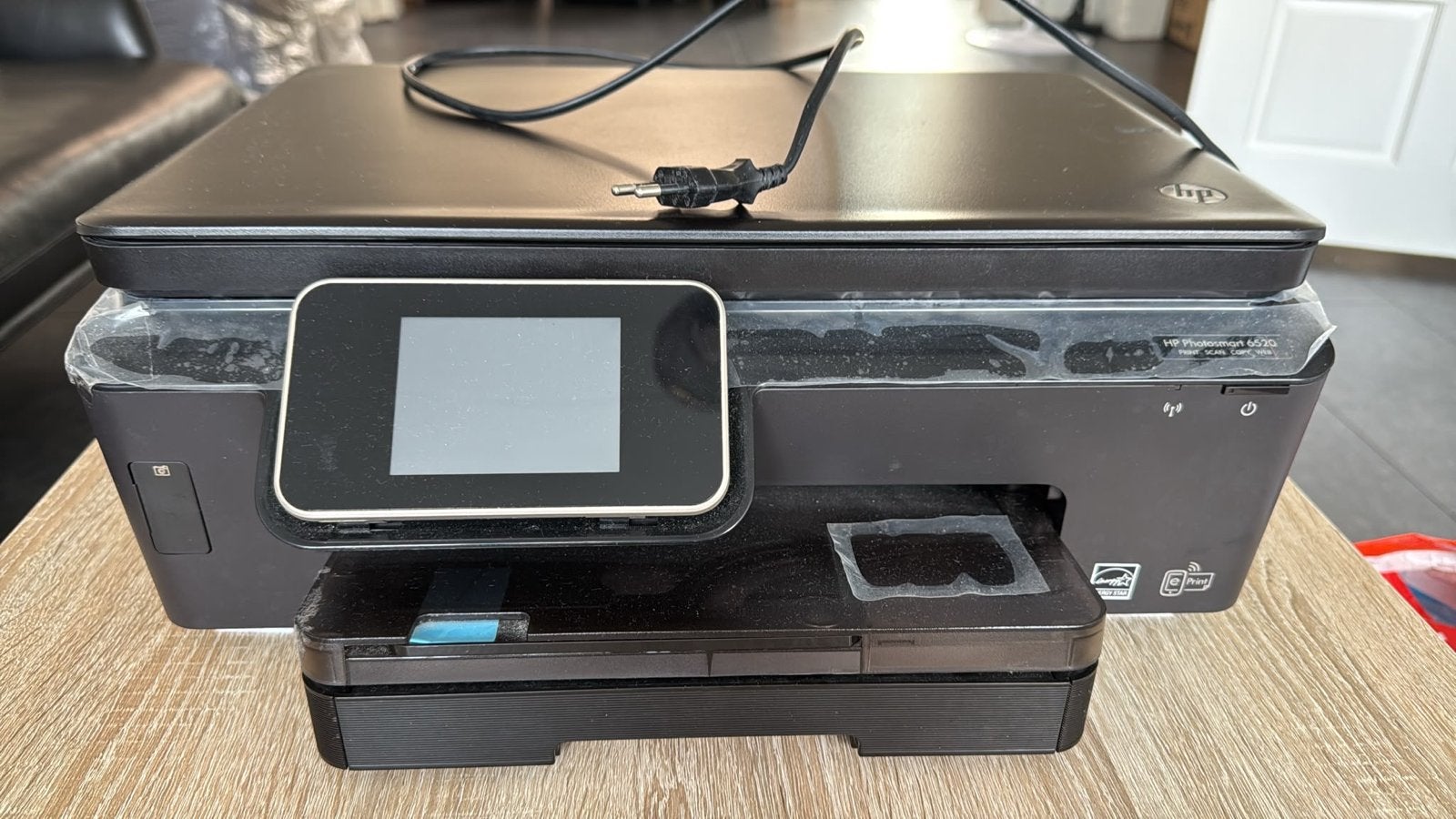 HP Photosmart 6520 All-in-One Printer - Zwart printen werkt, Ophalen, Gebruikt, Kopieren, Inkjetprinter