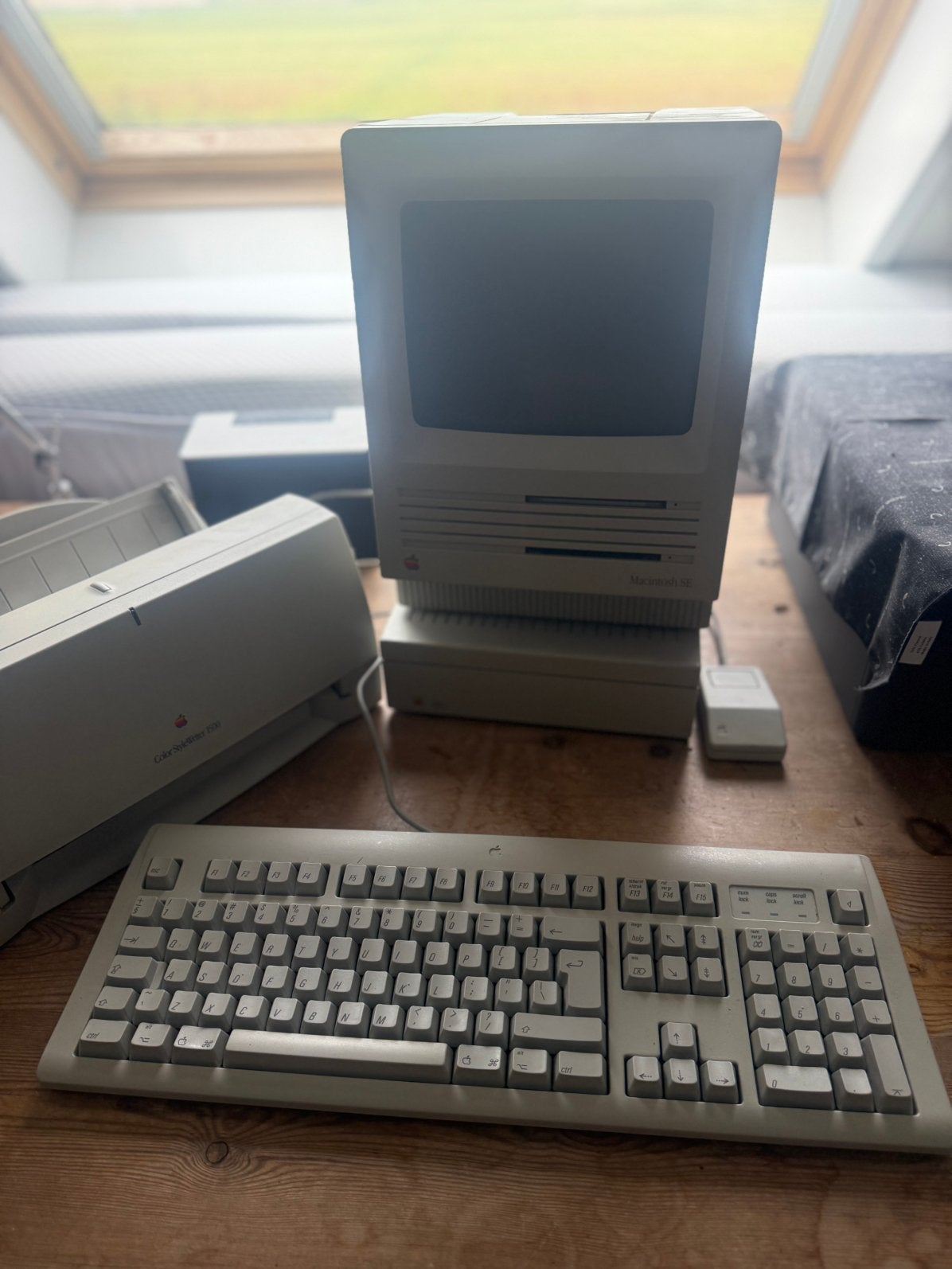 Apple Macintosh SE complete vintage set met 20SC + printer, Ophalen, Gebruikt, Overige modellen, Onbekend
