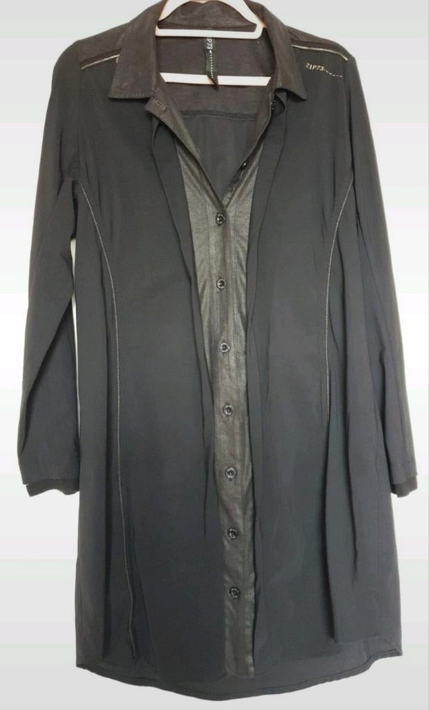 Zip73 travelstof jurk tuniek maat 40, Maat 38/40 (M), Zwart, Zip73, Ophalen of Verzenden