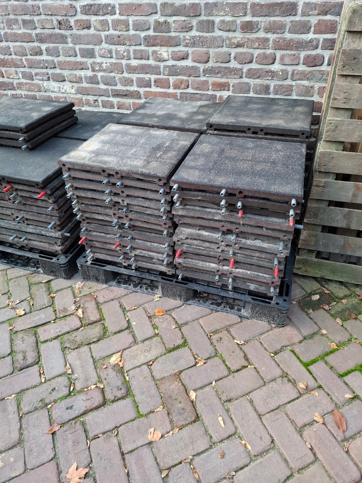 ️ ✅️ Rubberen tegels 50x50x4,5 cm. speeltoestellen Paardenst, Ophalen, Overige typen