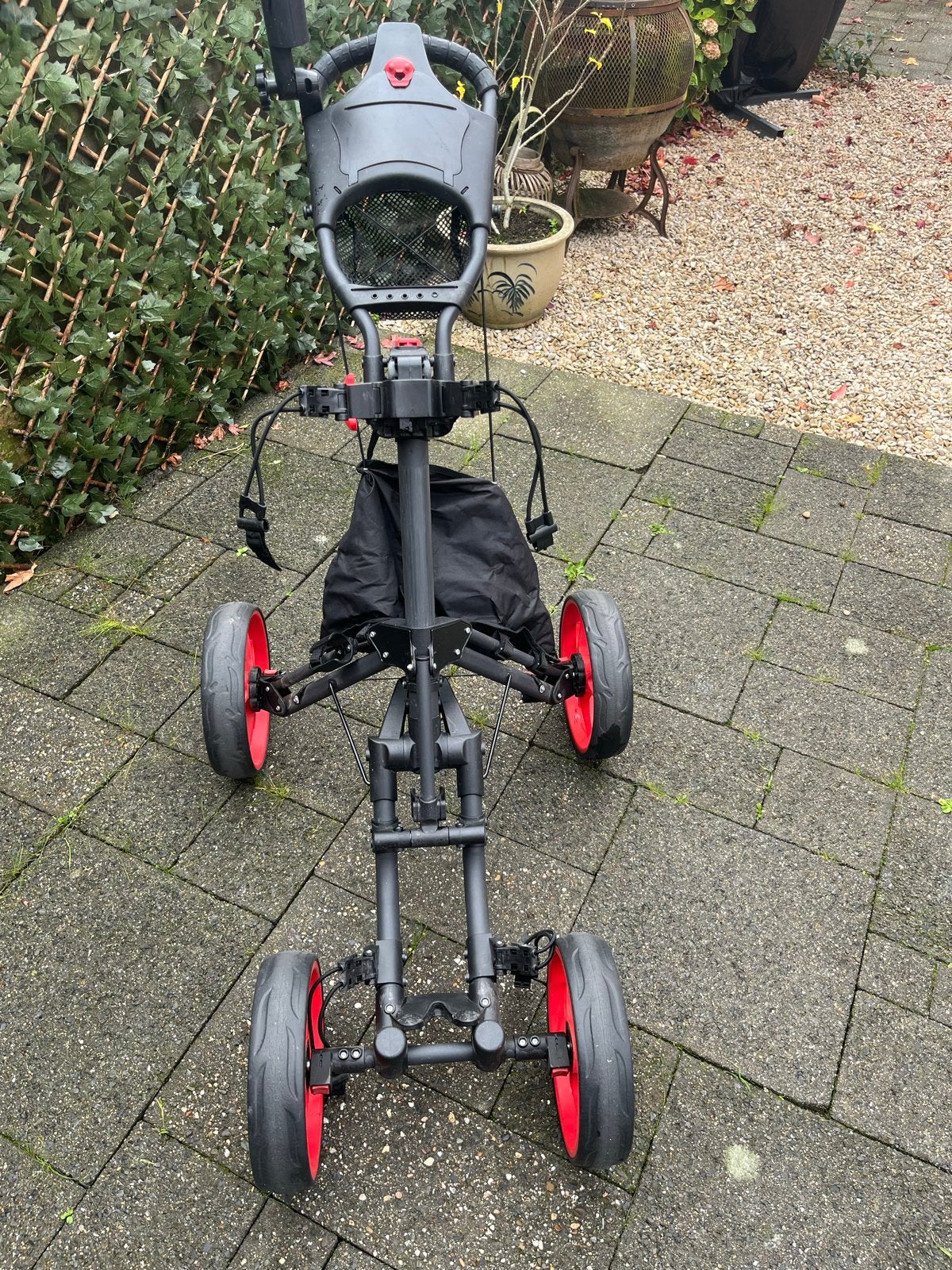 Golftrolley zo goed als nieuw, Sport en Fitness, Ophalen, Zo goed als nieuw, Golfkar, Overige merken