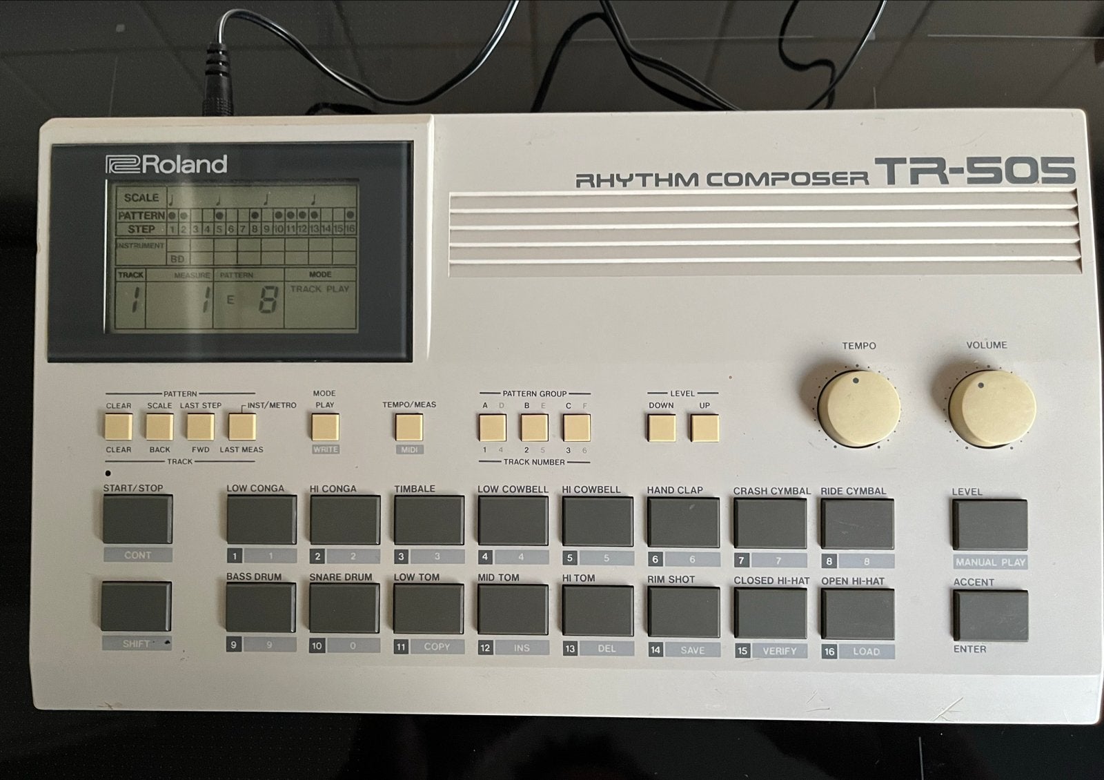 Roland TR-505 Rhythm Composer - Vintage Drummachine, Muziek en Instrumenten, Ophalen of Verzenden, Gebruikt, Roland