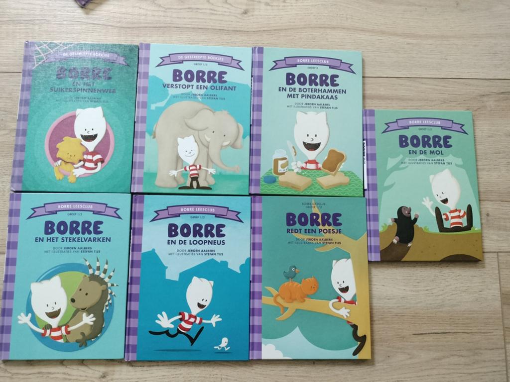 Borre set 7 boekjes Jeroen Aalbers, Ophalen of Verzenden, Zo goed als nieuw, Fictie algemeen