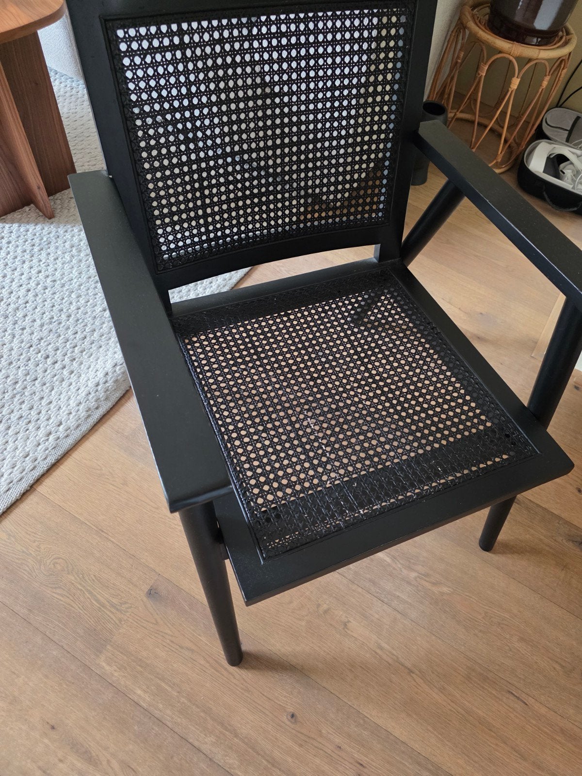 Fauteuil Duke webbing zwart Karwei - MOET NU WEG, Ophalen, Zo goed als nieuw, Zwart, Eén