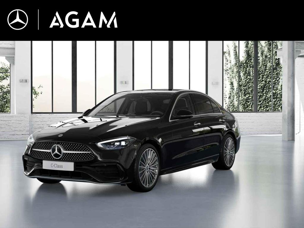 Mercedes-Benz C-Klasse Limousine 300 e Business Solution AMG, Auto's, Automaat, Achterwielaandrijving, 1800 kg, Zwart