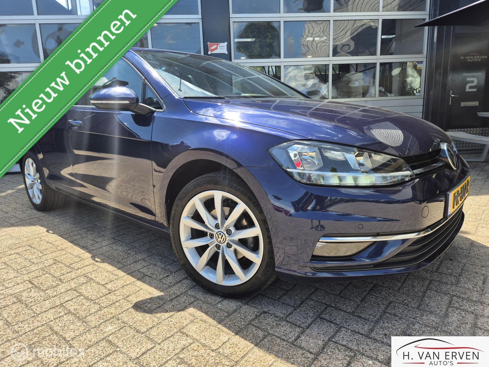 Volkswagen Golf 1.0 TSI Highline APPLE CARPLAY NAVI LED NAP, Blauw, Origineel Nederlands, Bedrijf, Handgeschakeld