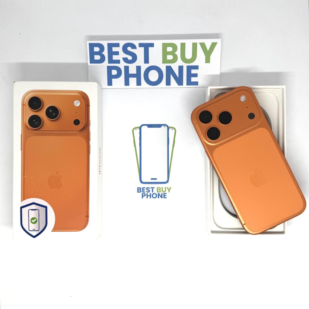 iPhone 17 Pro 256GB oranje /krasvrij glas /100% batt /garant, 256 GB, Apple, Zonder simlock, Apple Park Way, Cupertino, California