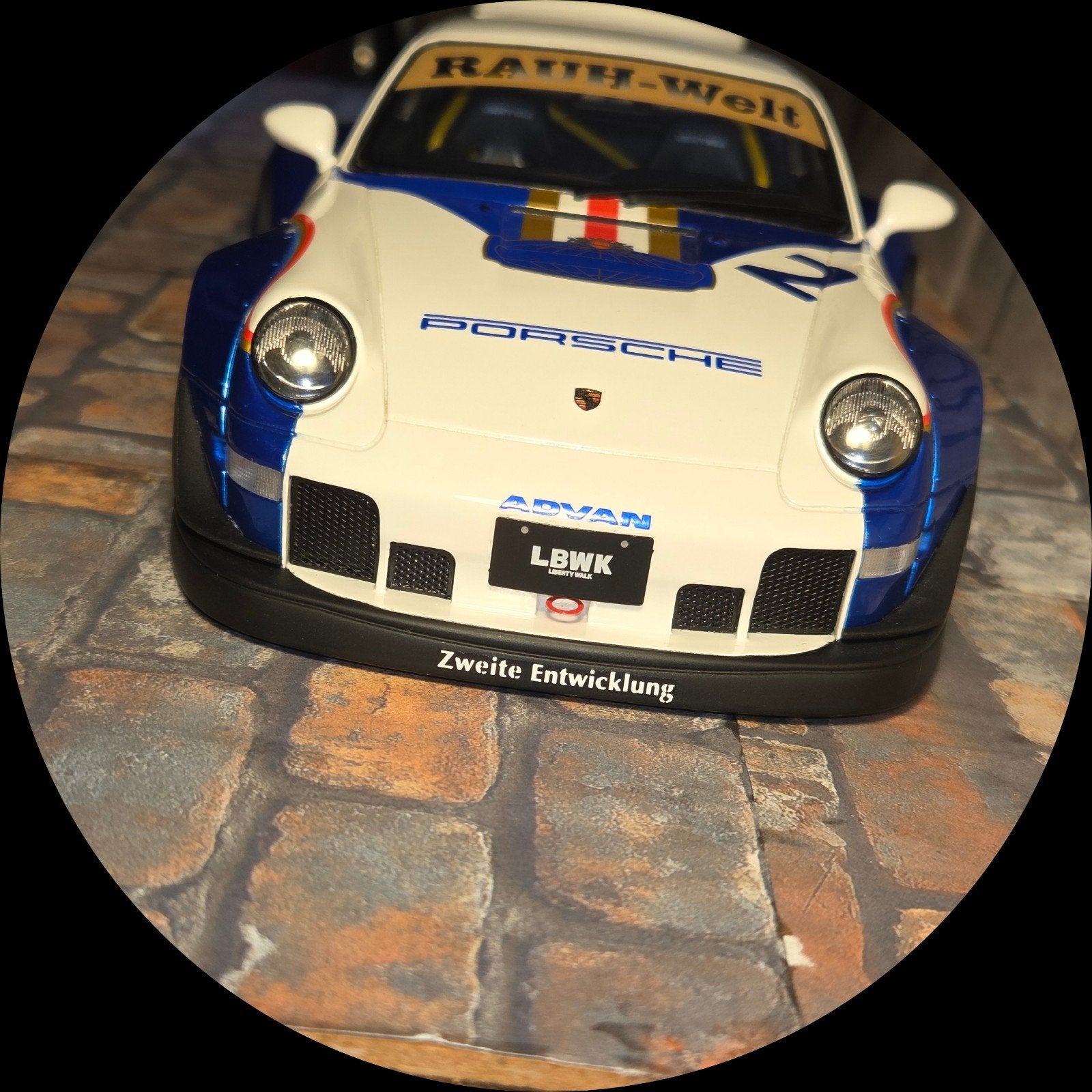 Porsche 911 (993) RWB  Liberty Walk (GT530) GT-SPIRIT, Verzenden, Zo goed als nieuw, Auto, Overige merken