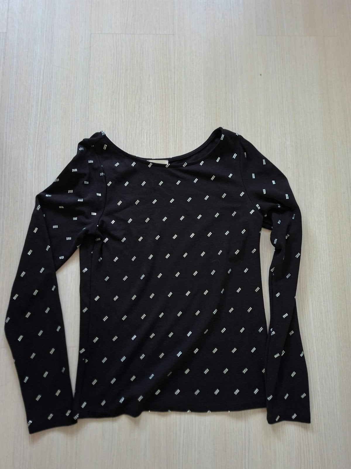 Zwart Shoeby strass shirt maat M, Maat 38/40 (M), Zwart, Ophalen of Verzenden, Zo goed als nieuw