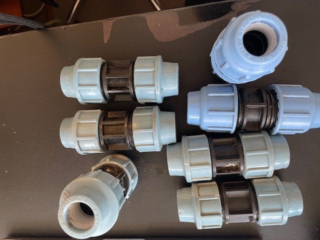 Unidelta Koppelingen 20 mm (7 stuks), Tuin en Terras, Tuinslangen, Ophalen of Verzenden, Tuinslangkoppeling