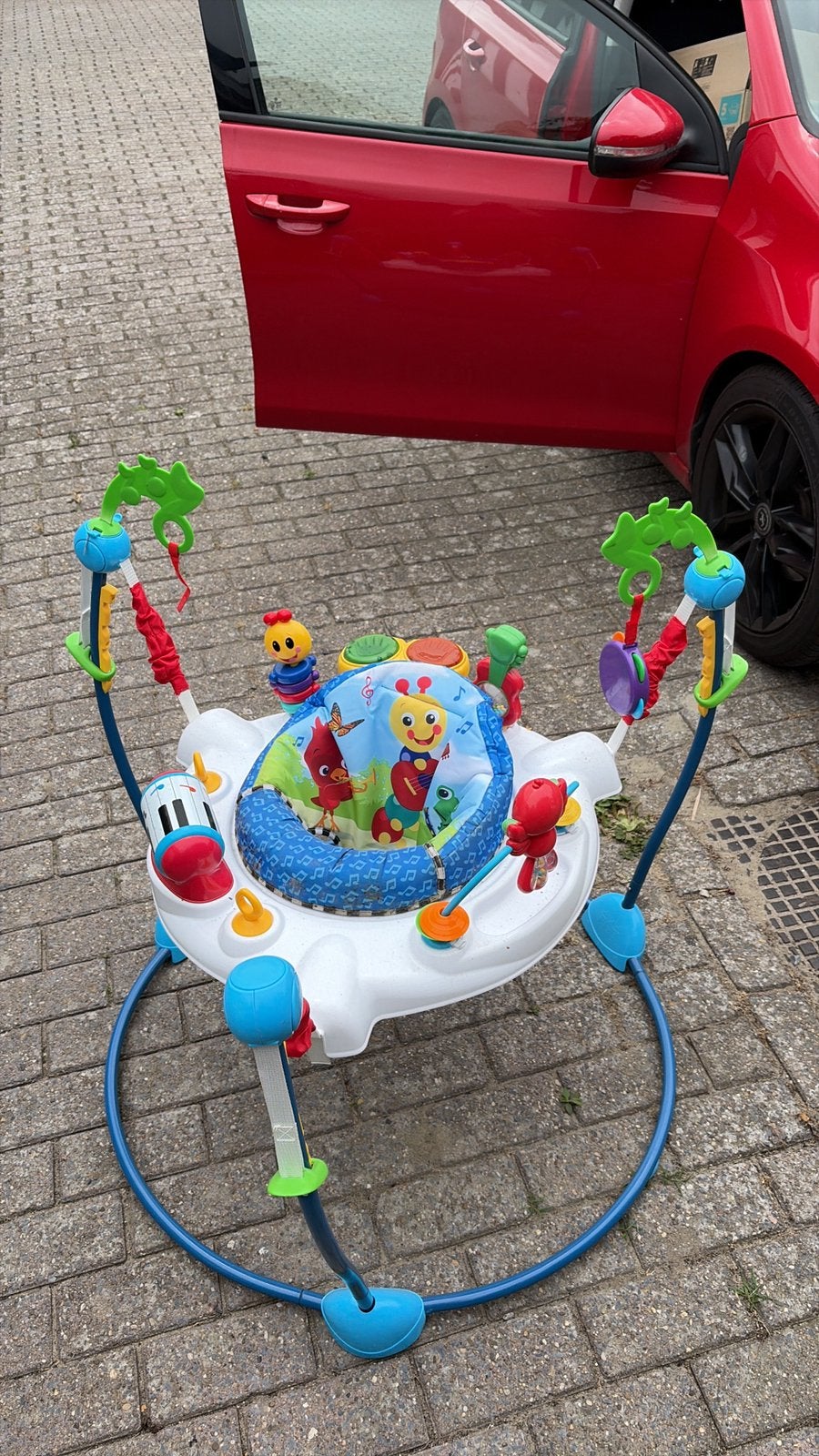Baby bouncer, Ophalen, Zo goed als nieuw