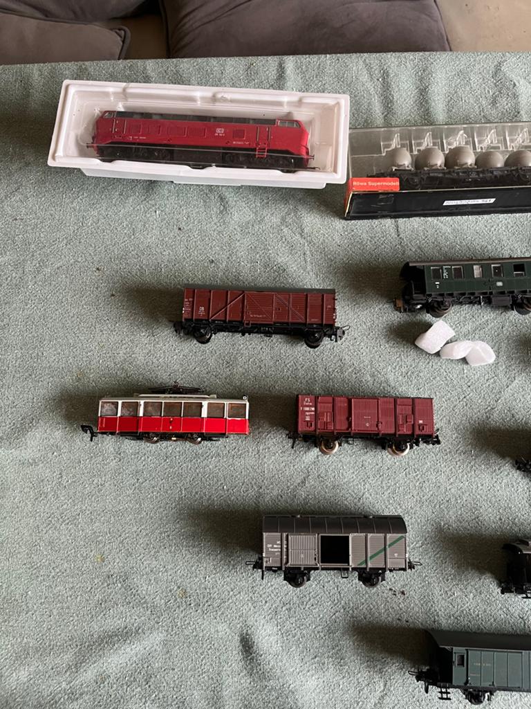Grote partij Roco, Liliput modeltreinen, rails en toebehoren, Hobby en Vrije tijd, Treinset, Gelijkstroom, Ophalen of Verzenden