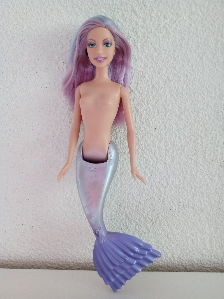 Barbie Fairytopia Color Change Mermaid Purple L9042 uit 2008, Ophalen of Verzenden, Gebruikt, Pop