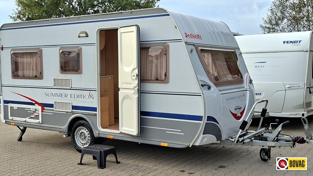 Dethleffs Summer Edition, Caravans en Kamperen, Bedrijf, Tot en met 4, Dwarsbed, Standaardzit