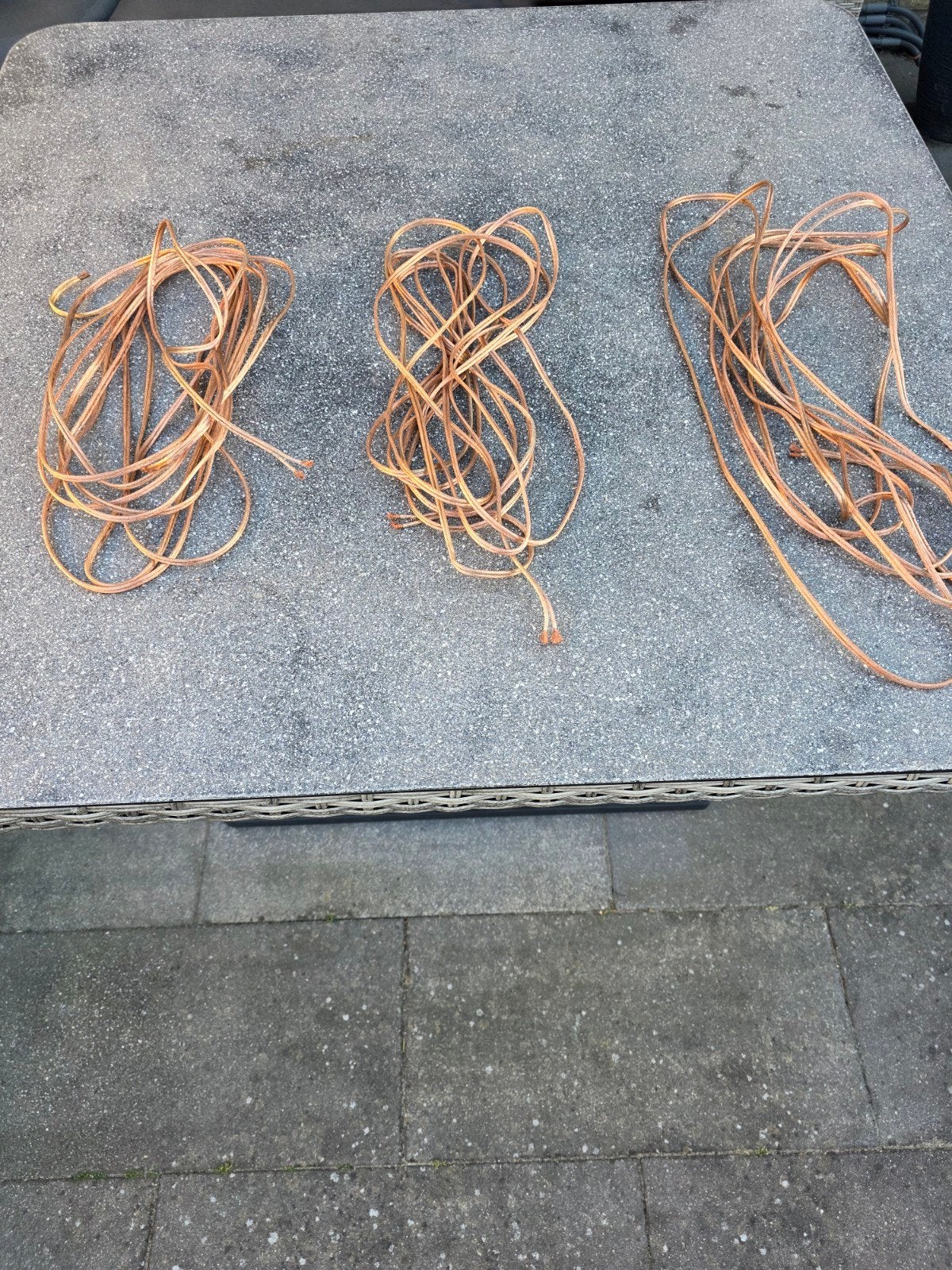3x 8,5m Zware Luidsprekerkabel 2,5mm Koper, Ophalen of Verzenden