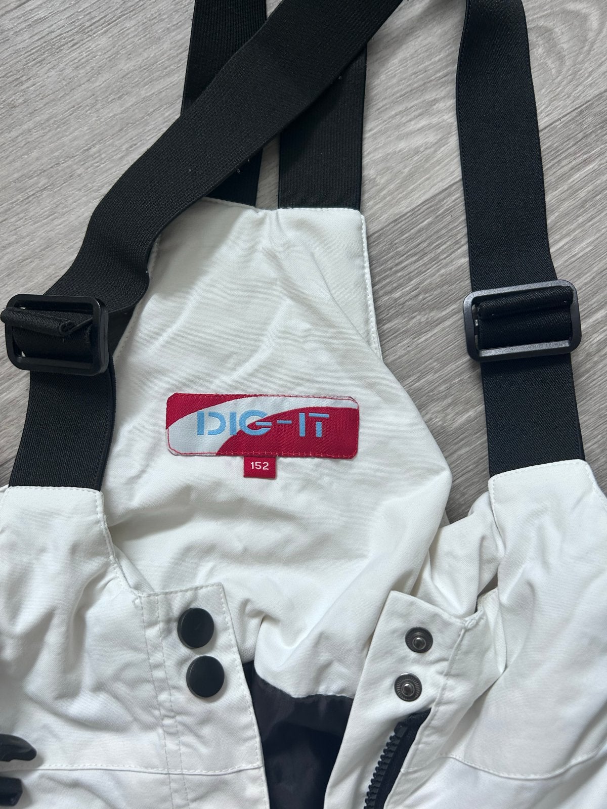 Digit witte skibroek dames mt 152, Ophalen of Verzenden, Gedragen, Maat 34 (XS) of kleiner, Broek